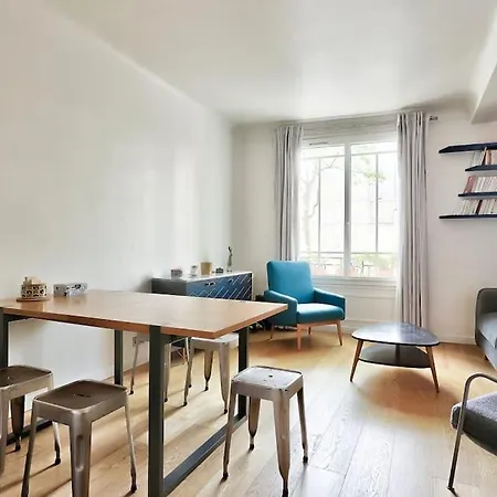 Appartement Chic Buttes Chaumont Paris Exterior foto